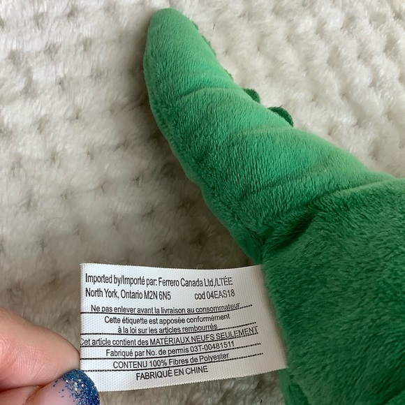 Kinder Green Crocodile Stuffed Animal Plush Toys - Picture 8 of 9